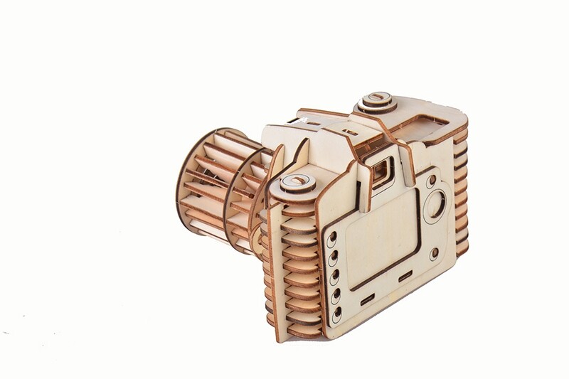 DIY 3D Wooden Puzzle- The Camera