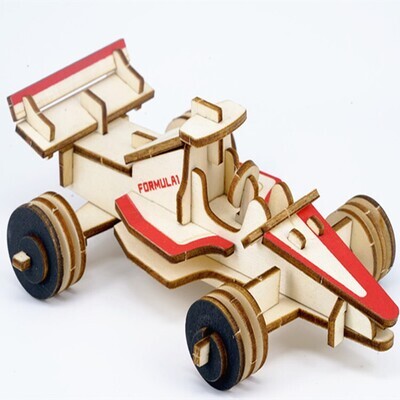 DIY 3D Wooden Puzzle- Formula 1