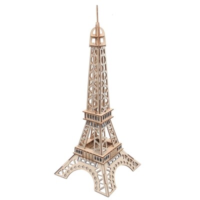 DIY 3D Wooden Puzzle- Eiffel Tower