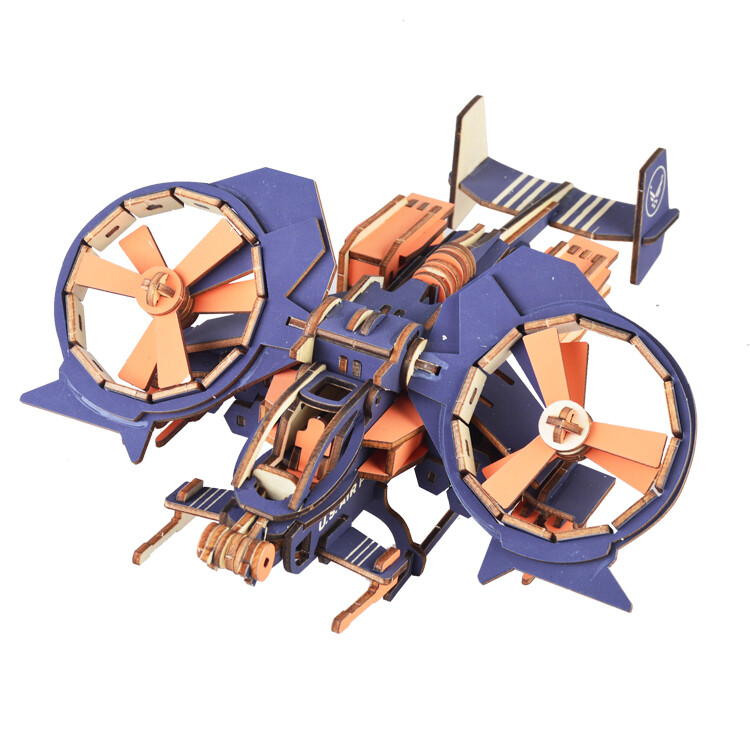 DIY 3D Wooden Puzzle- RDA Gunship