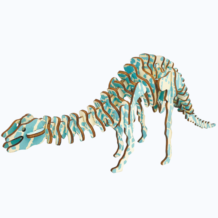 DIY 3D Wooden Puzzle- Diplodocus