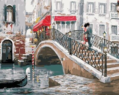 Venice Bridge and Canal