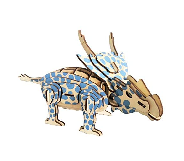 DIY 3D Wooden Puzzle- Achelousaurus