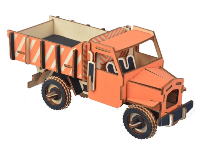 DIY 3D Wooden Puzzle- Dumper