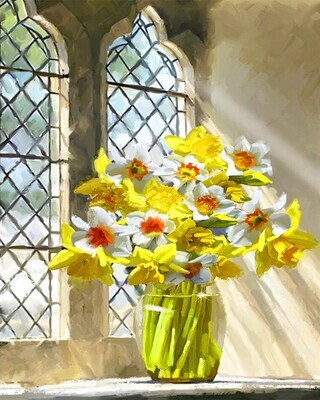 Diamond Painting- Daffodils