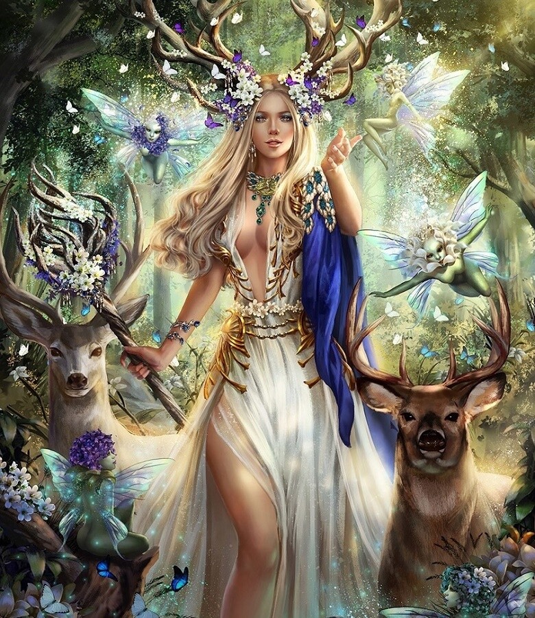 Diamond Painting- Queen of Forest