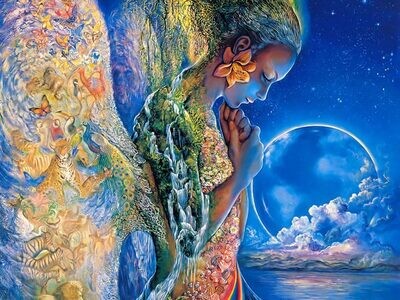 Diamond Painting- Sadness of Gaia by Josephine Wall Diamond Painting- Sadness of Gaia by Josephine Wall