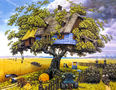 Diamond Painting- Tree House