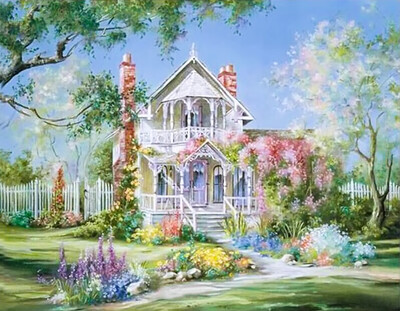 Diamond Painting- Victorian Home