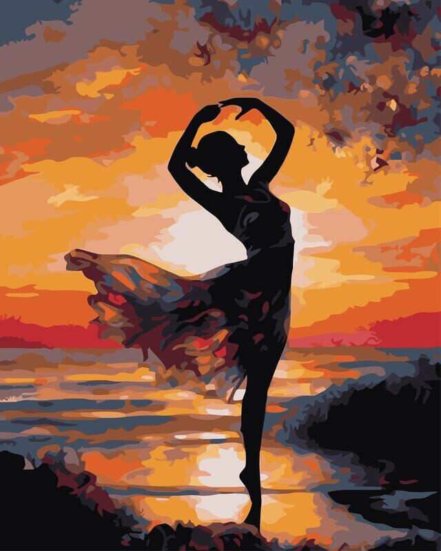 Ballerina at Sunset