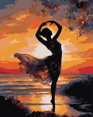 Ballerina at Sunset