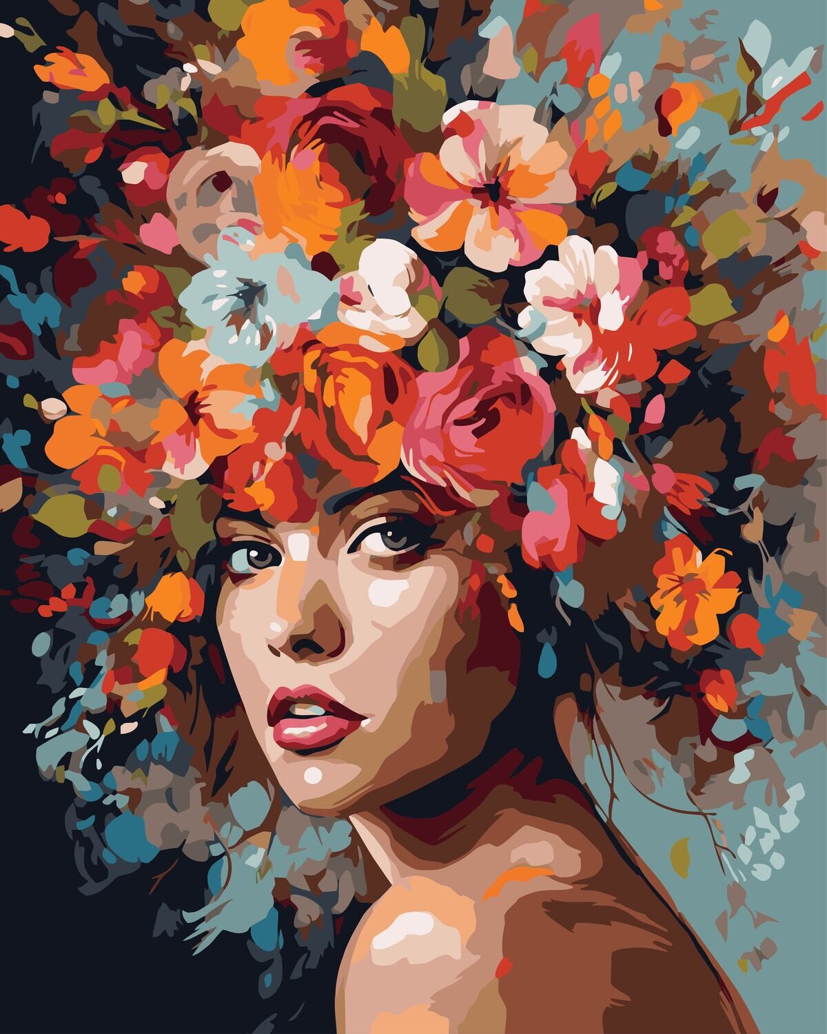Vibrant Hair Crown