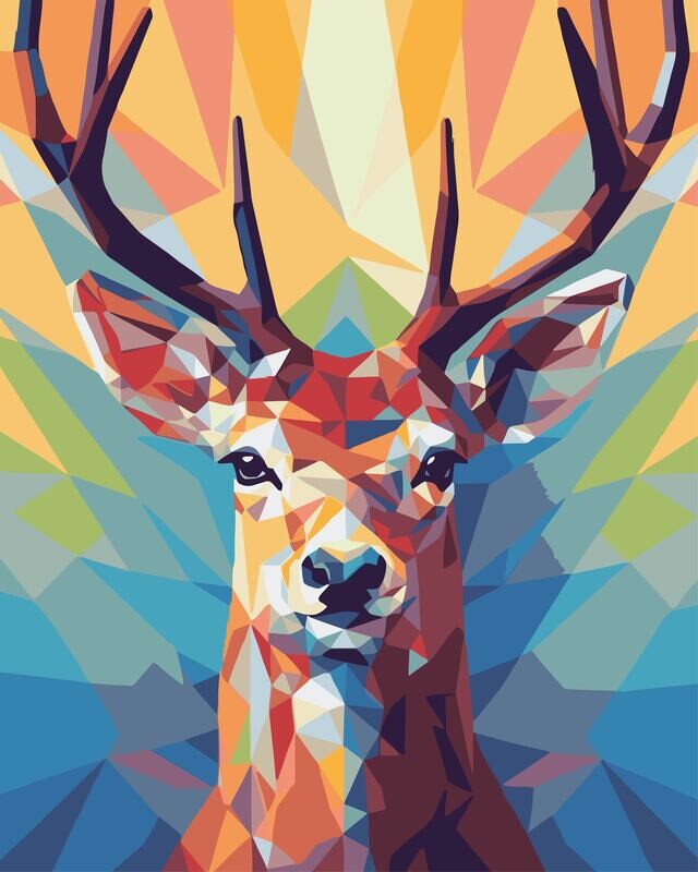 Geometric Stag