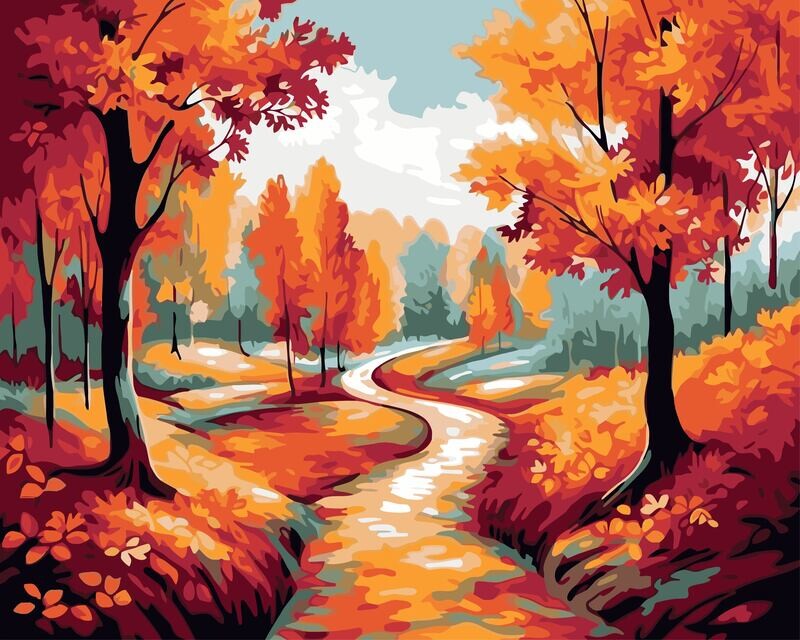 Autumn Forest Pathway