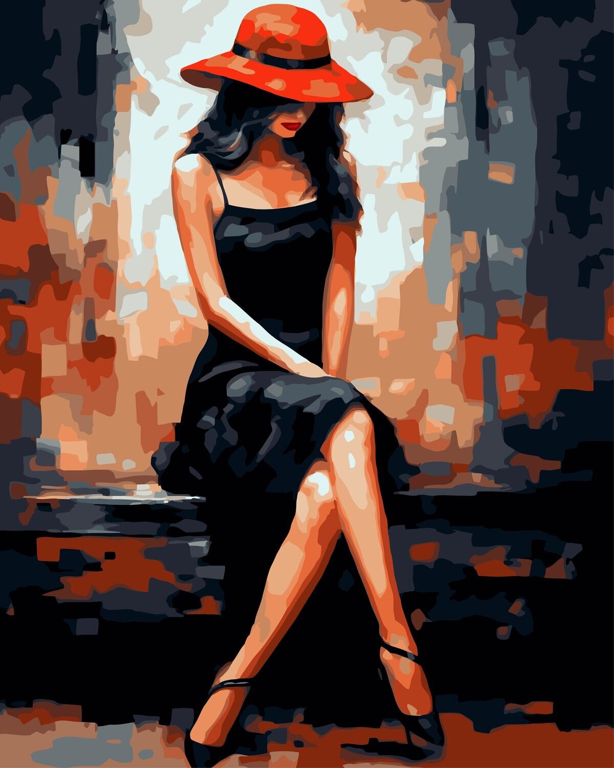 Lady in Red Hat Lady in Red Hat