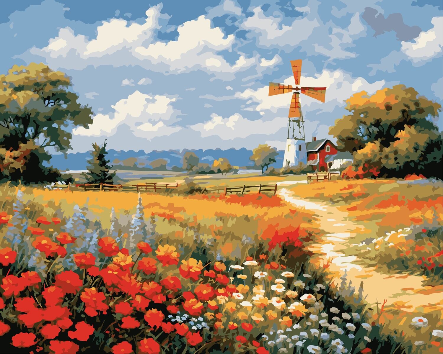 Windmill in a Field
