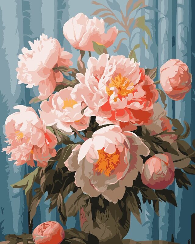 Pink Peony Flowers