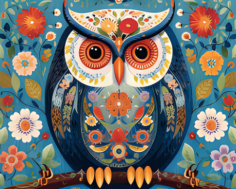 Colorful Owl