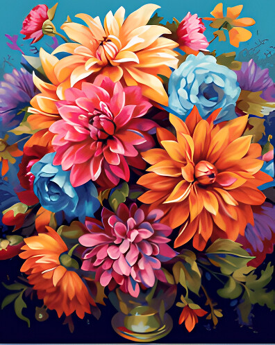 Colorful Autumn Flowers