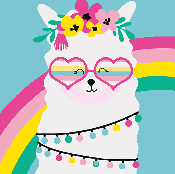 Rainbow Lama