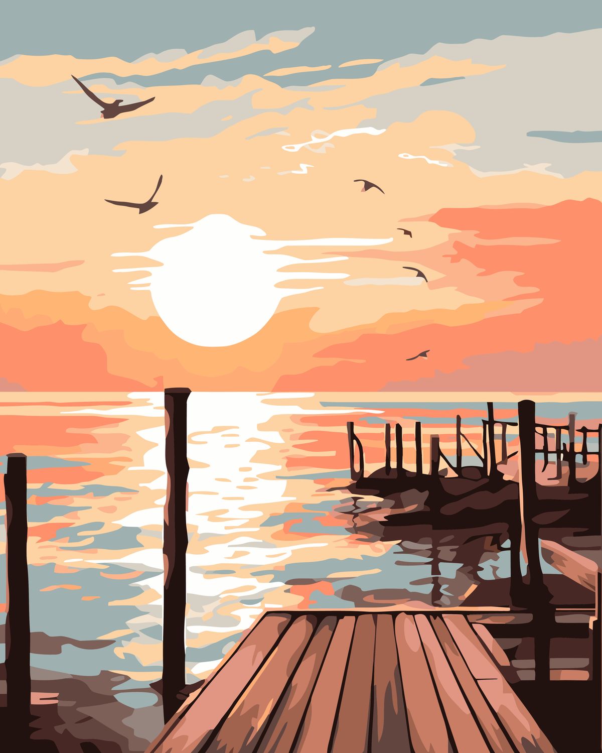 Golden Pier Sunset