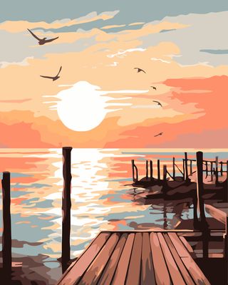 Golden Pier Sunset
