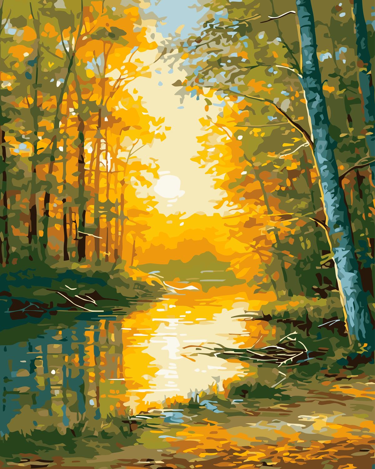 Golden Hour Forest