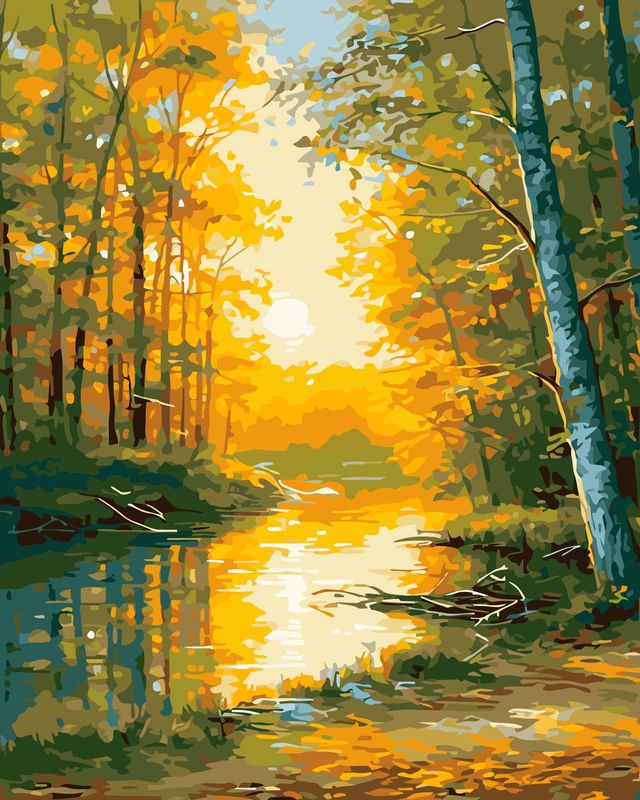 Golden Hour Forest