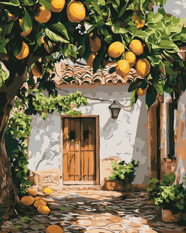 Orange Grove Doorway