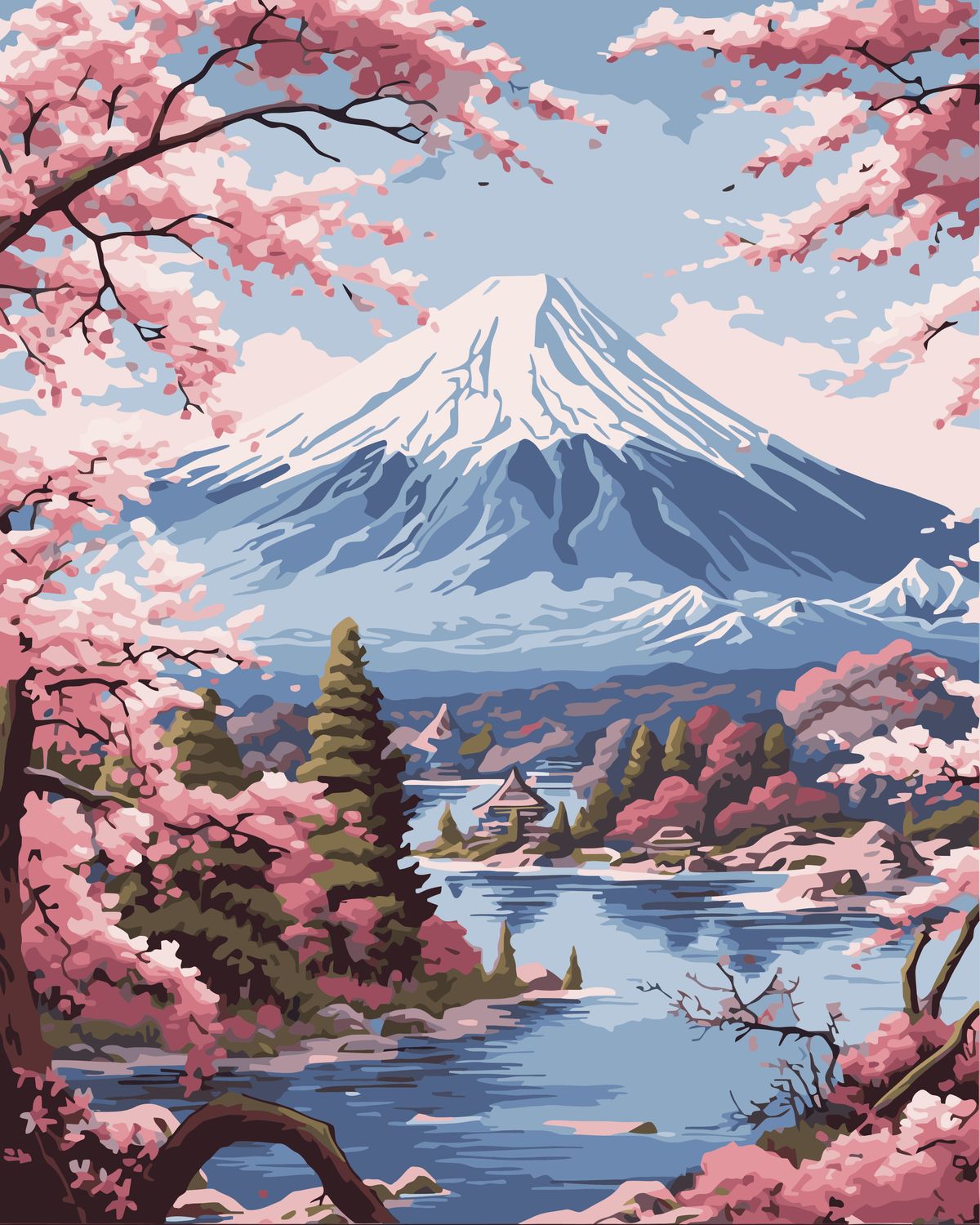 Spring Beneath Fuji Spring Beneath Fuji