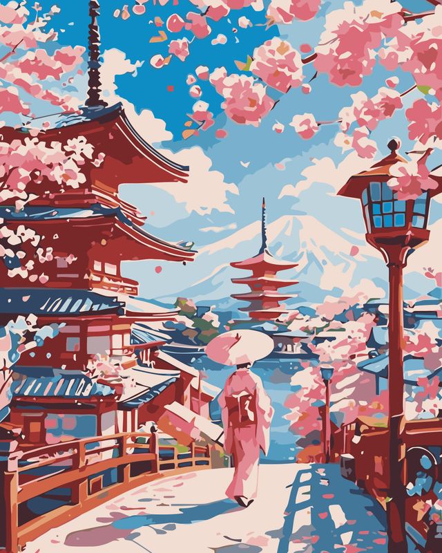 Pagoda in Bloom