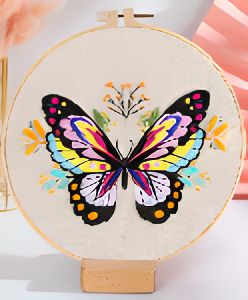 Vivid Butterfly Embroidery Kit