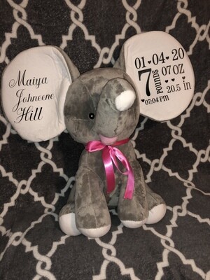 Birth Announcement Stuffies