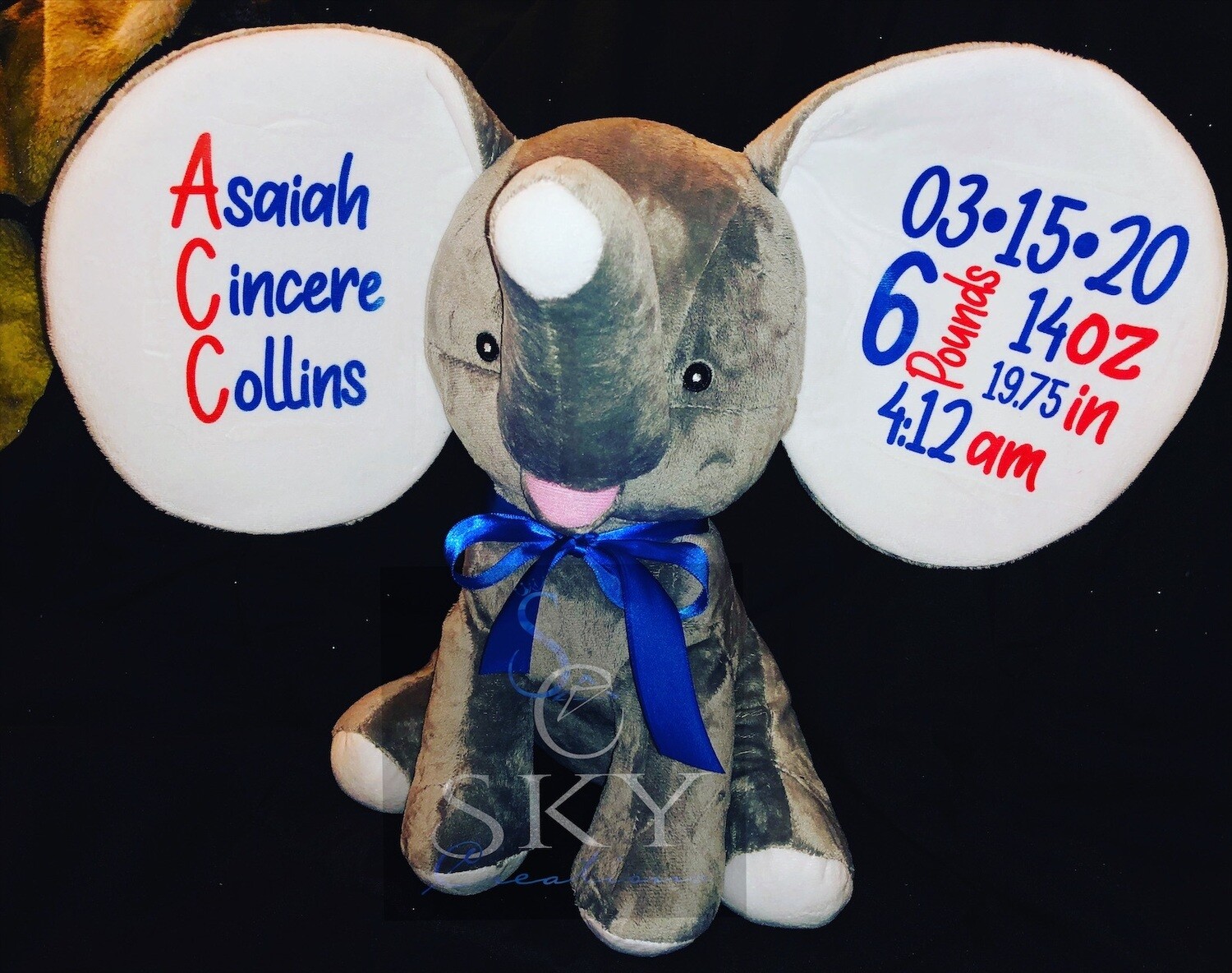 Birth Announcement Stuffies