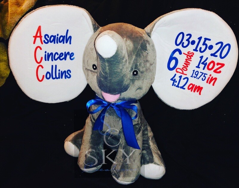 Birth Announcement Stuffies