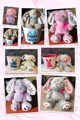 Easter Baskets &amp; Bunny Plushes
