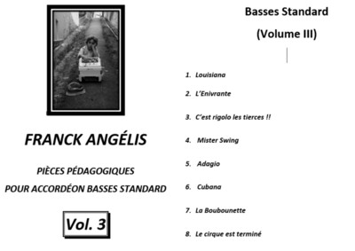 Piéces pédagogiques de F. Angélis - Basses Std. Vol.3