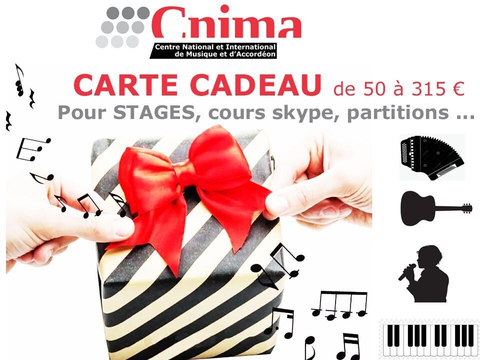 La Carte Cadeau CNIMA Offrez un cadeau au choix de 50€ à 315€