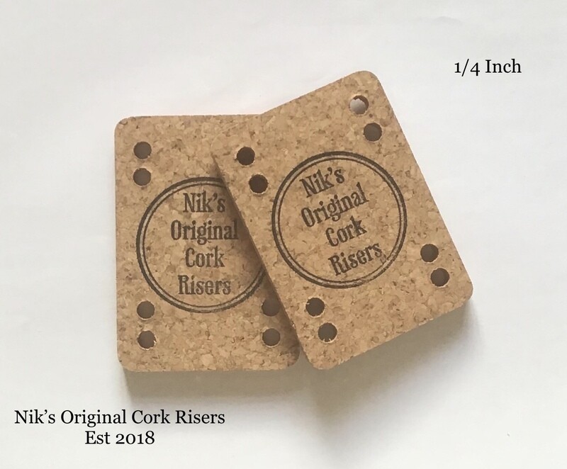 Longboard Riser Pads 1/4 Inch