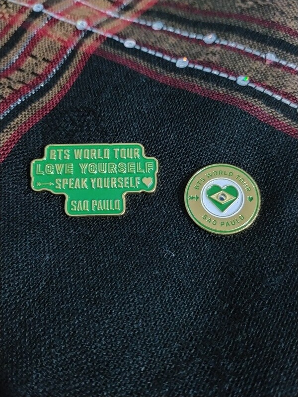 BTS Sao Paulo enamel pin