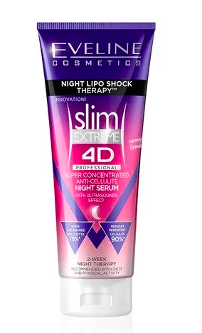 SLIM EXTREME 4D SUPER CONCENTRATED CELLULITE CREAM WITH NIGHT LIPO SHOCK THERAPY
