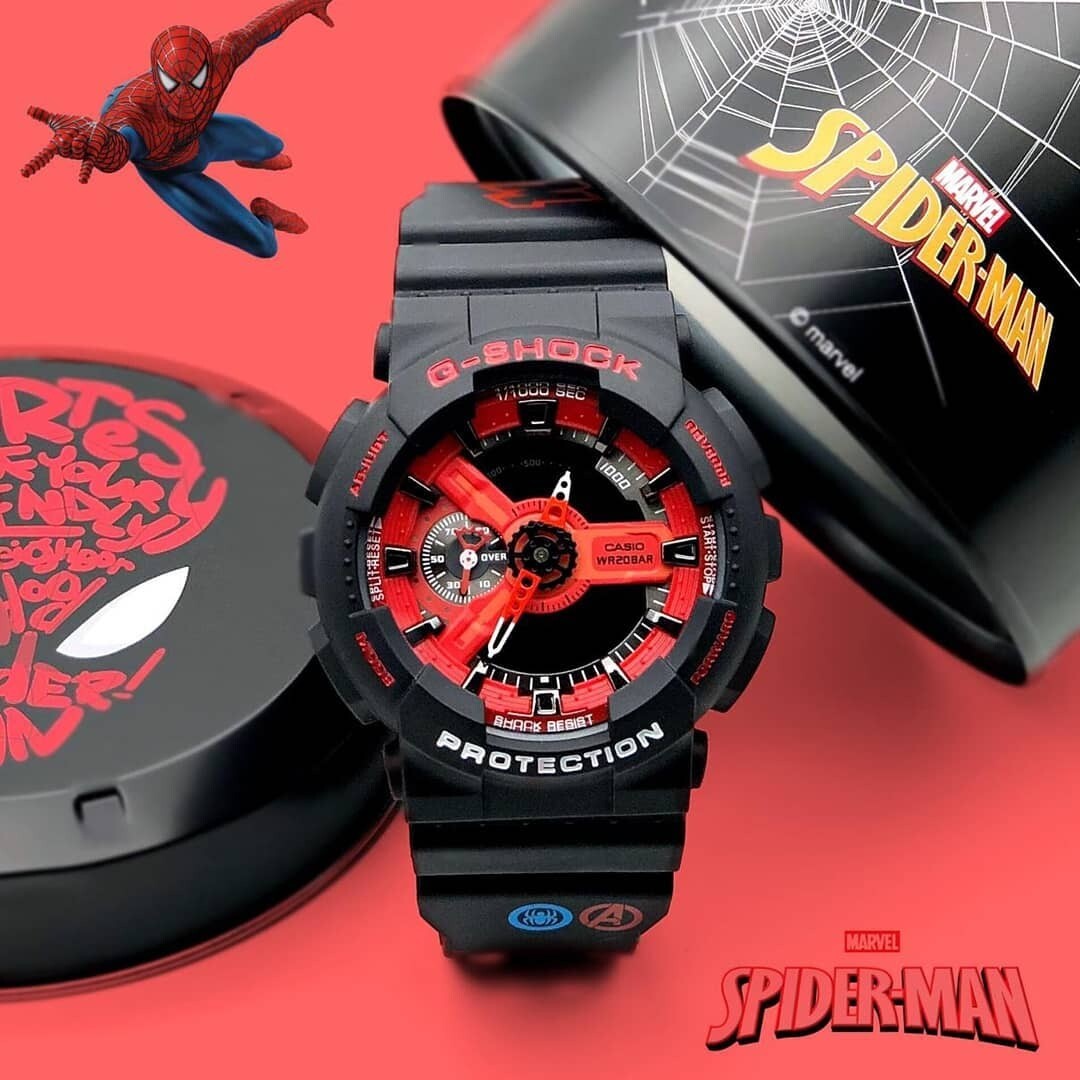 Dw 5600 Spider Man G Shock Watch G-Shock X Marvel Avengers
