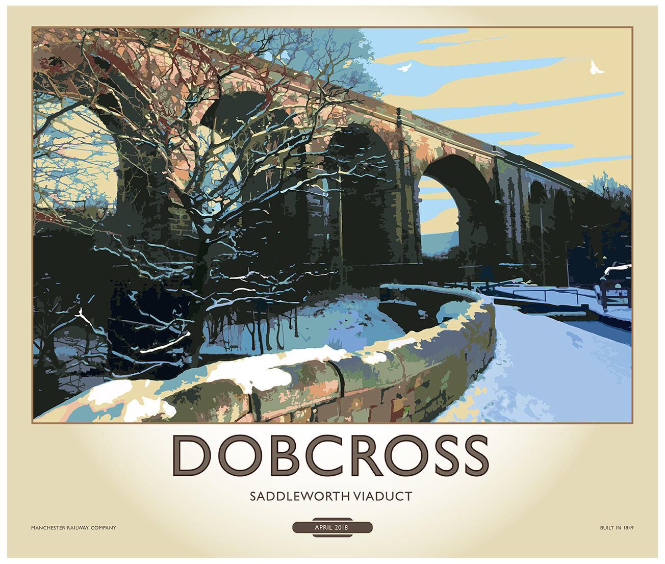 Fine Art Print Saddleworth - Dobcross