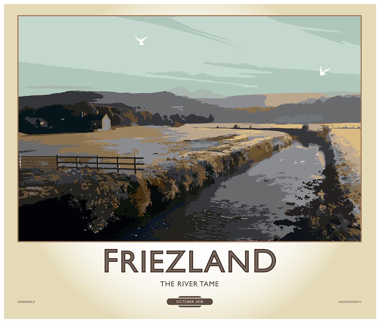 Fine Art Print Saddleworth - Friezland