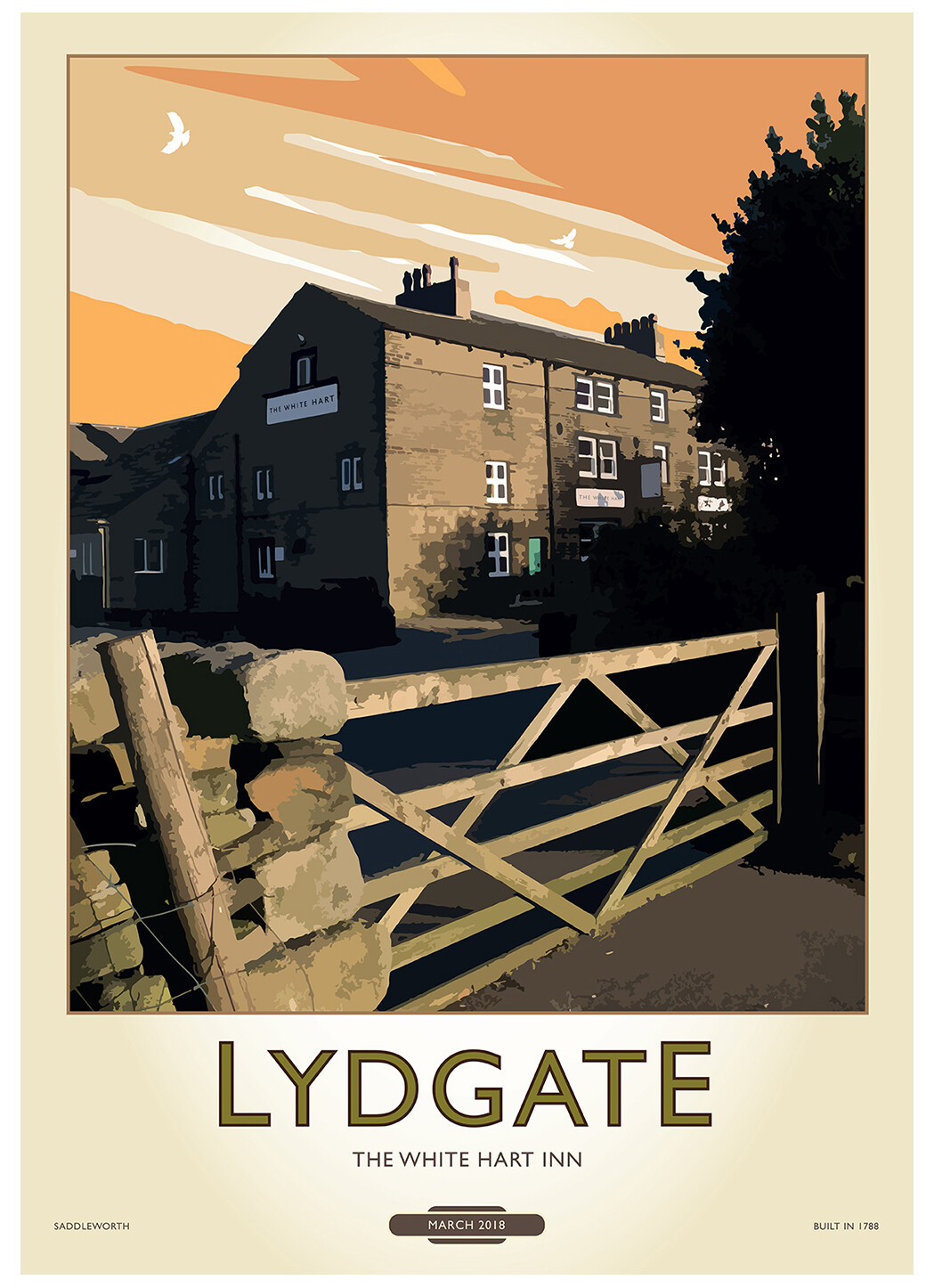 Fine Art Print Saddleworth - Lydgate
