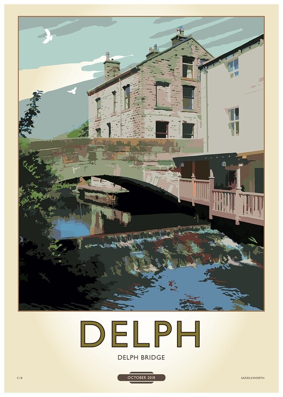 Fine Art Print Saddleworth - Delph