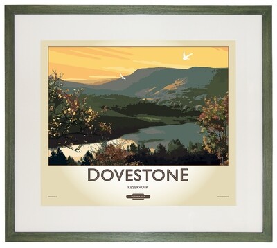 Framed Fine Art Print - Dovestone Reservoir