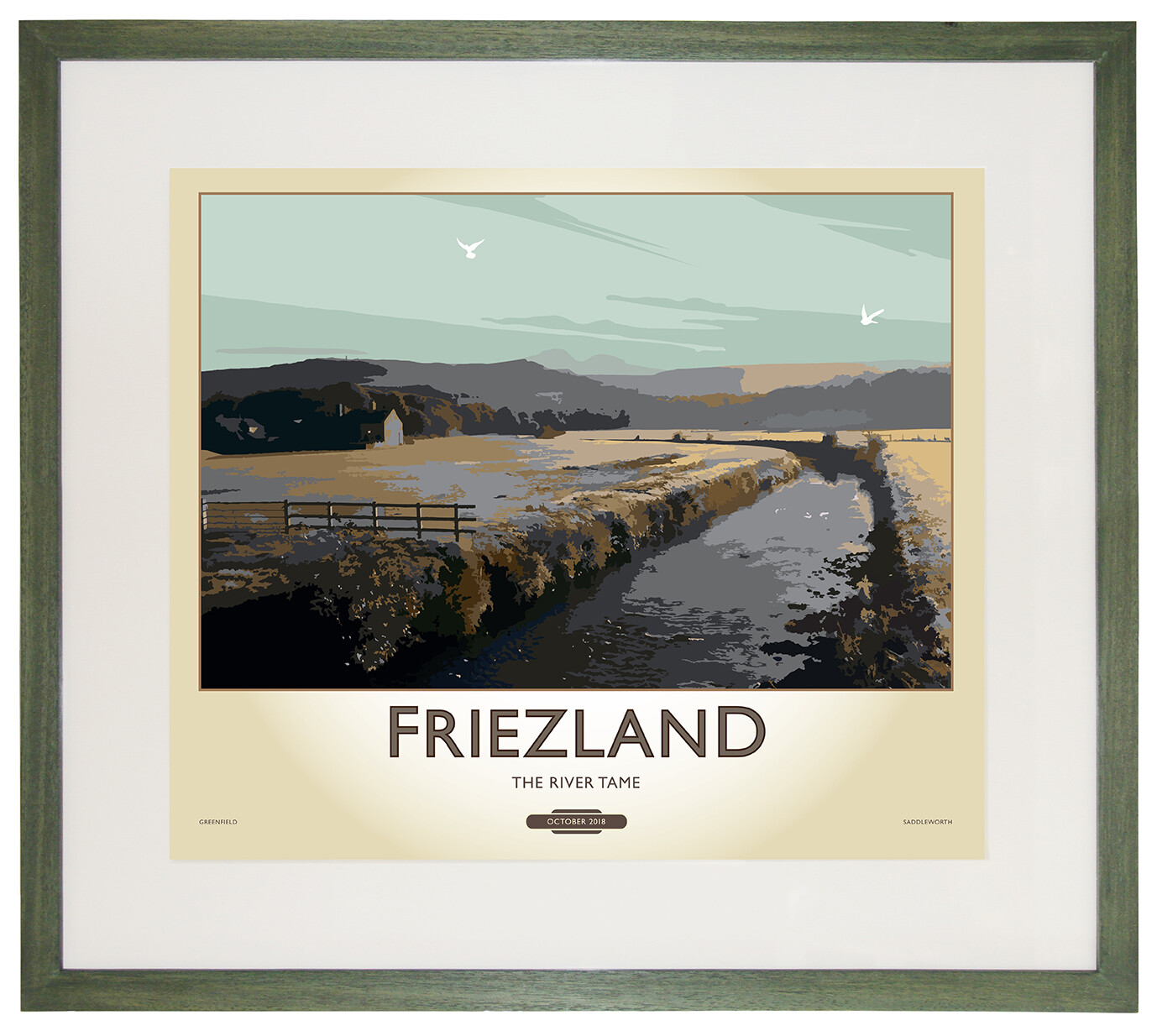 Framed Fine Art Print Saddleworth - Friezland