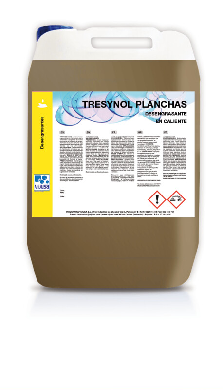 Tresynol Planchas- Desengrasante en caliente