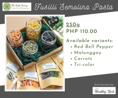 250g Fusilli Semolina Pasta
